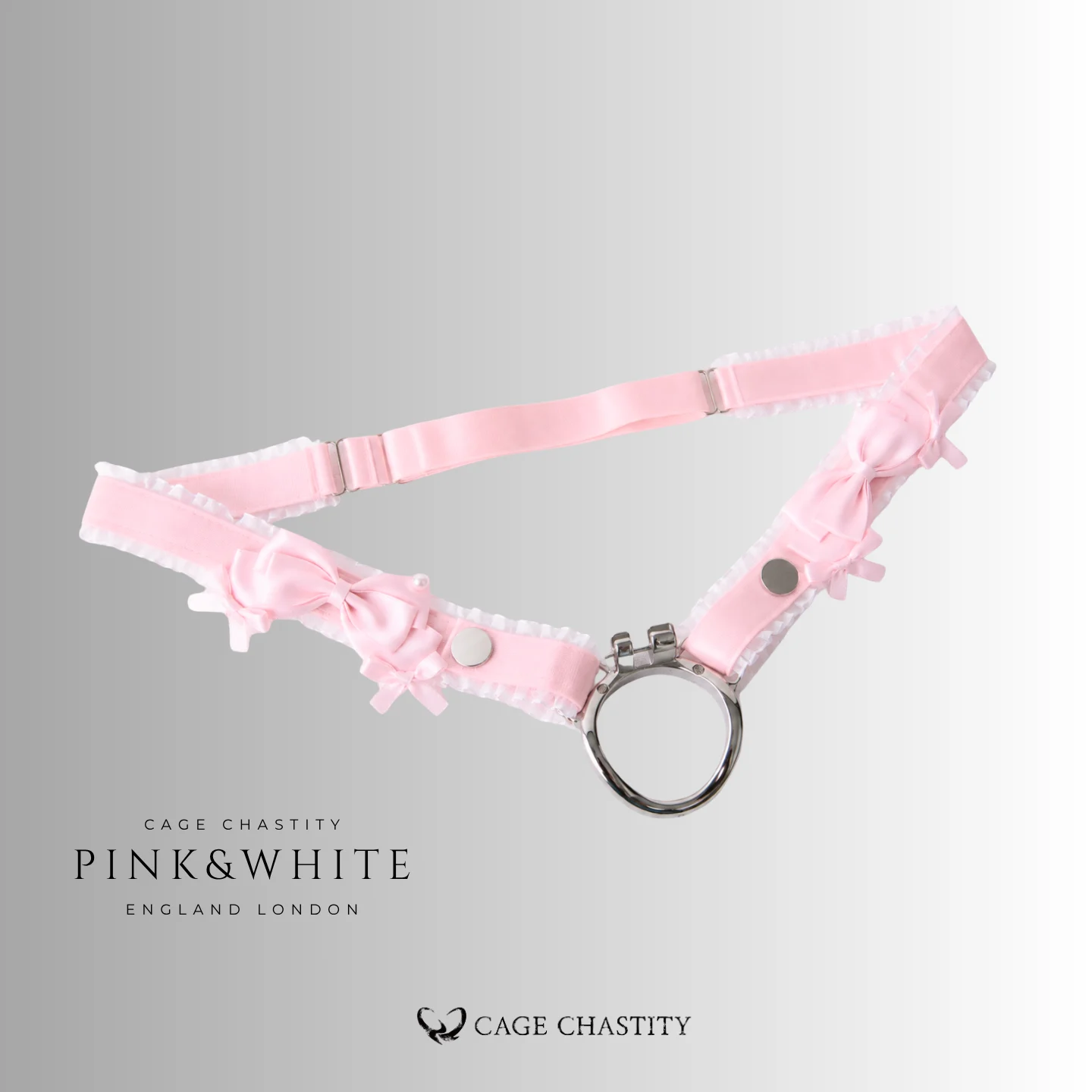 Mademoiselle Satin Bow Handmade Chastity Belt