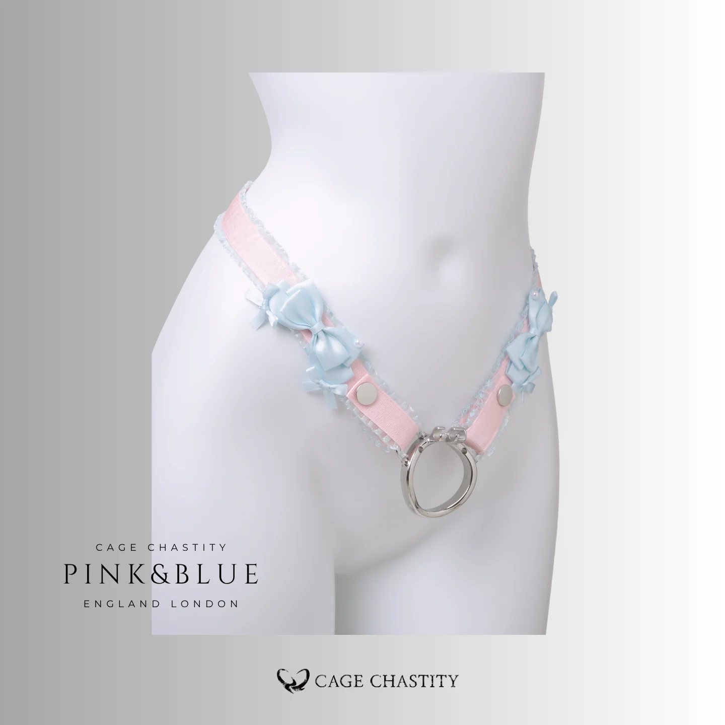 Mademoiselle Satin Bow Handmade Chastity Belt