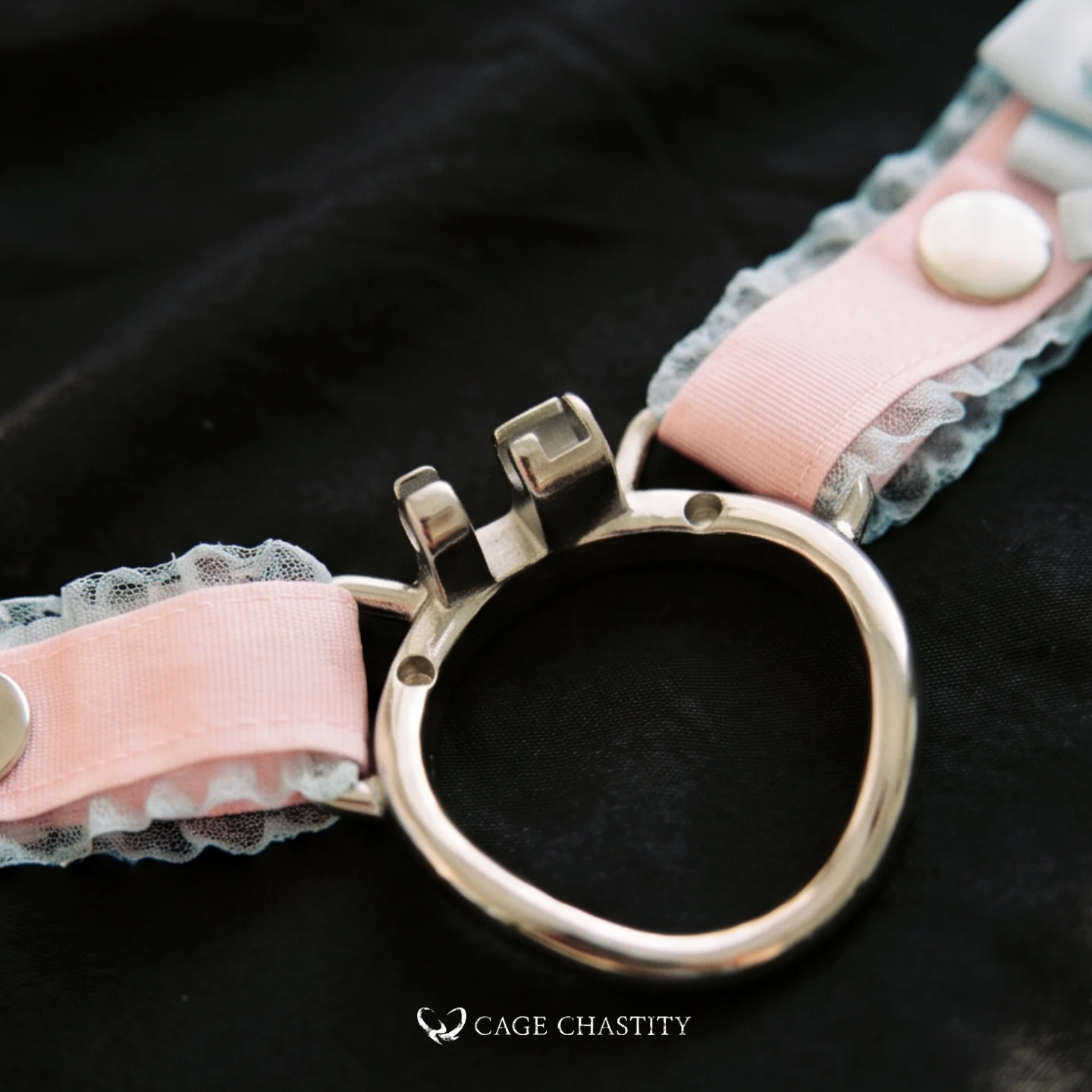 Mademoiselle Satin Bow Handmade Chastity Belt
