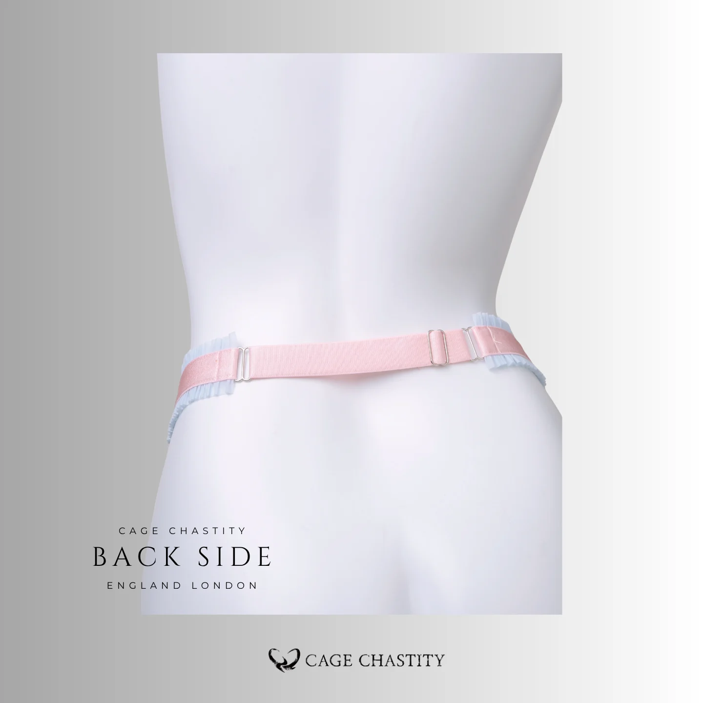Mademoiselle Satin Bow Handmade Chastity Belt