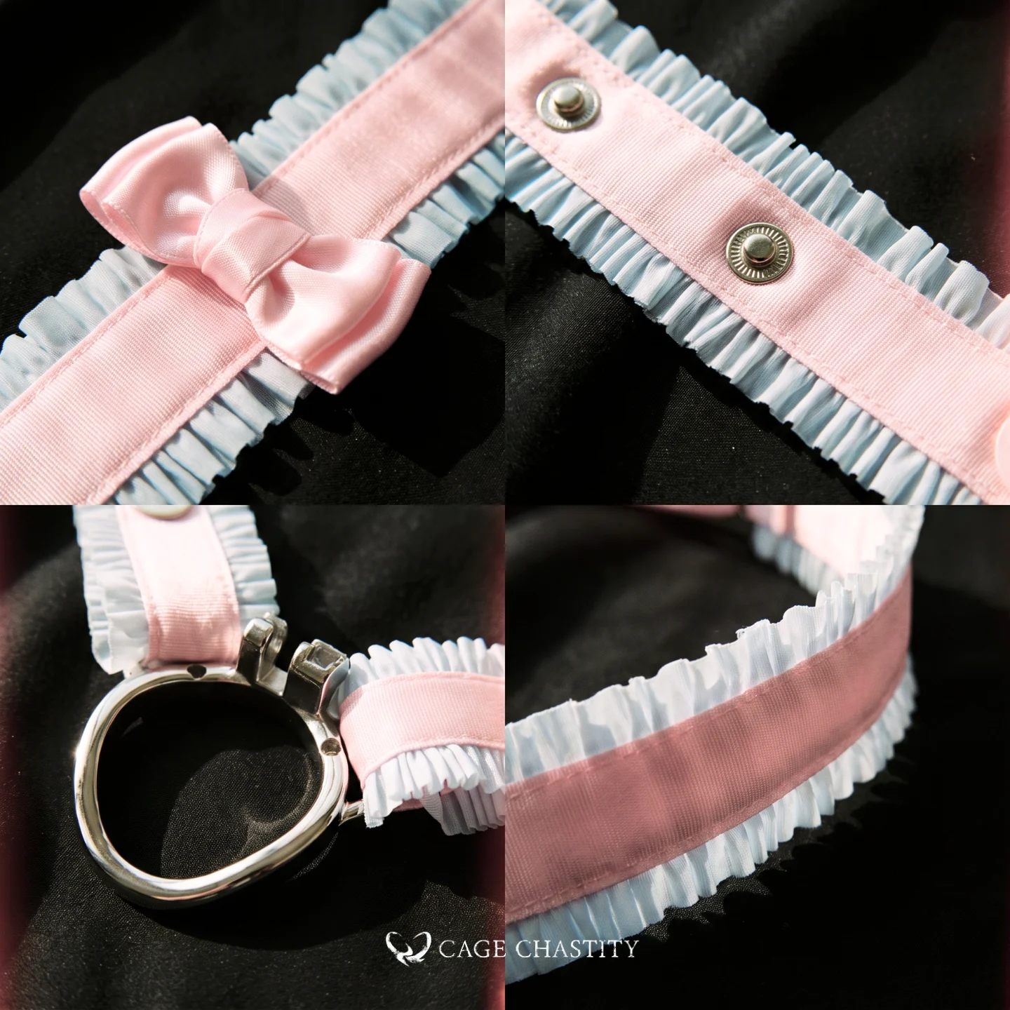 Sweetline Femboy Full Body Harness & Garter Set