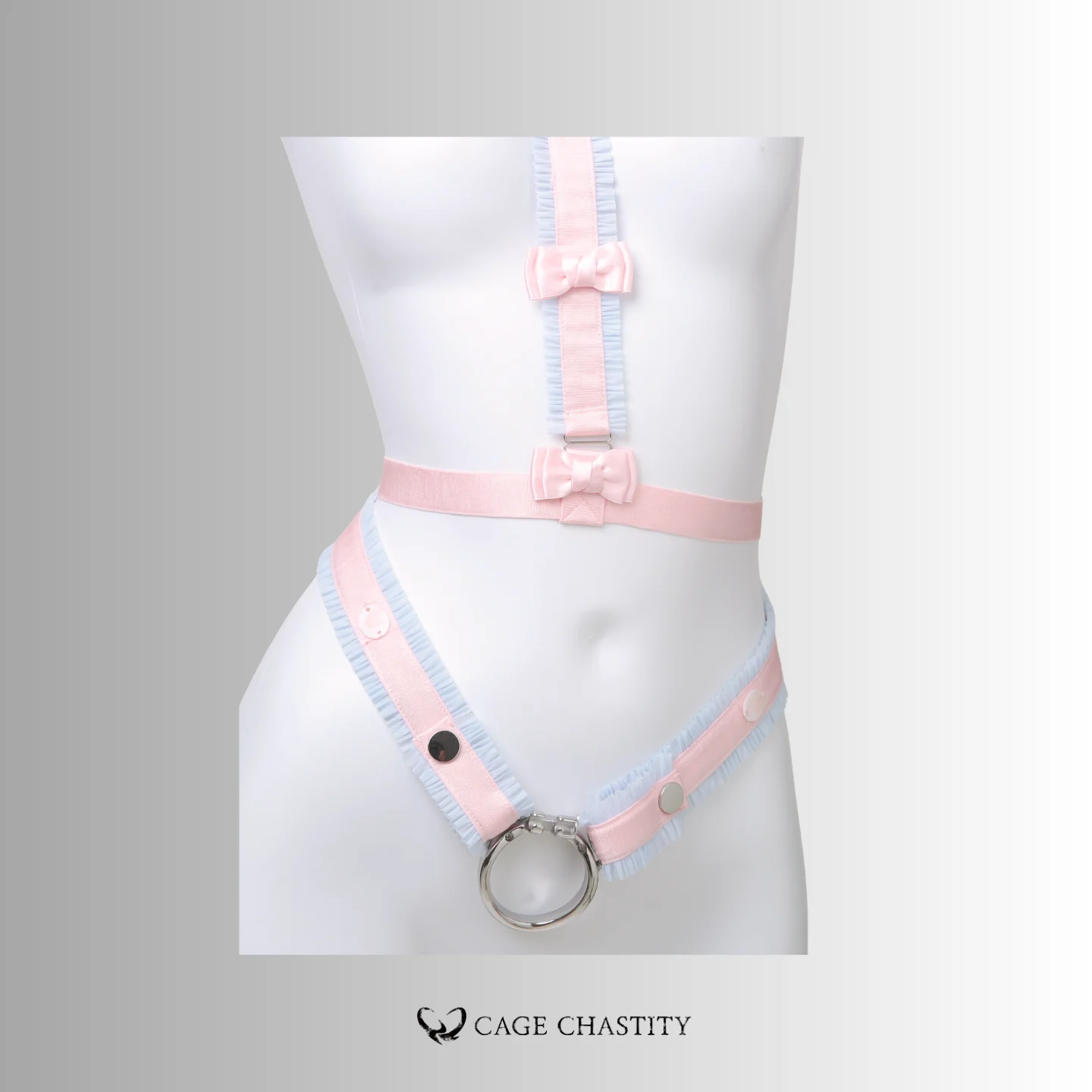 Sweetline Femboy Full Body Harness & Garter Set