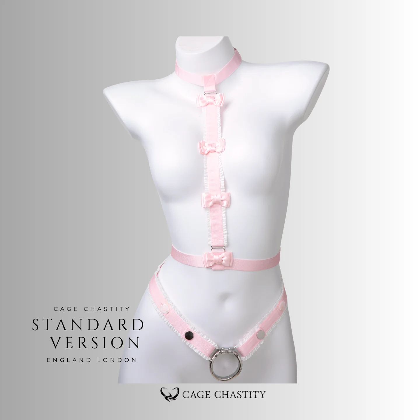Sweetline Femboy Full Body Harness & Garter Set
