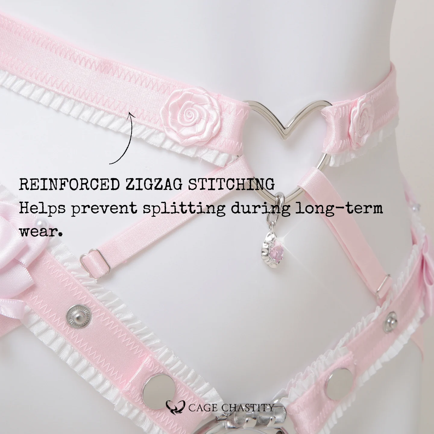 Blush Éclat Ultra-Luxe Handcrafted Sissy Lingerie Set with Garters