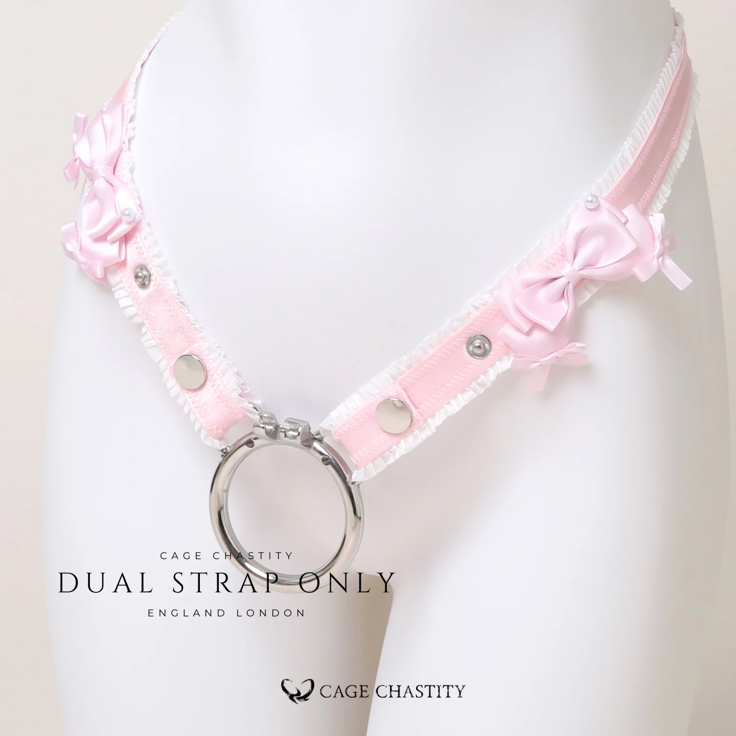 Blush Éclat Ultra-Luxe Handcrafted Sissy Lingerie Set with Garters