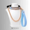 Fetish Word Collar & Chain Leash Set