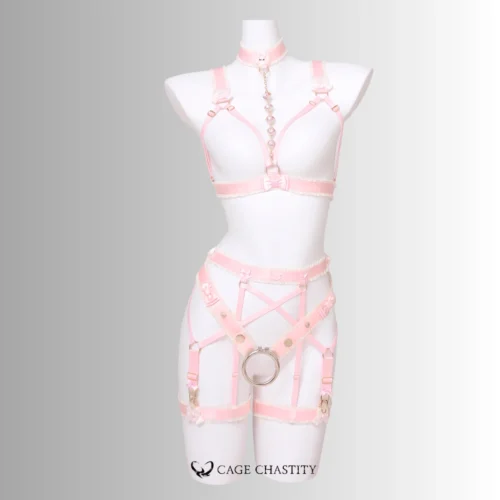 Gilded Puppy Handcrafted Sissy Garter Ensemble