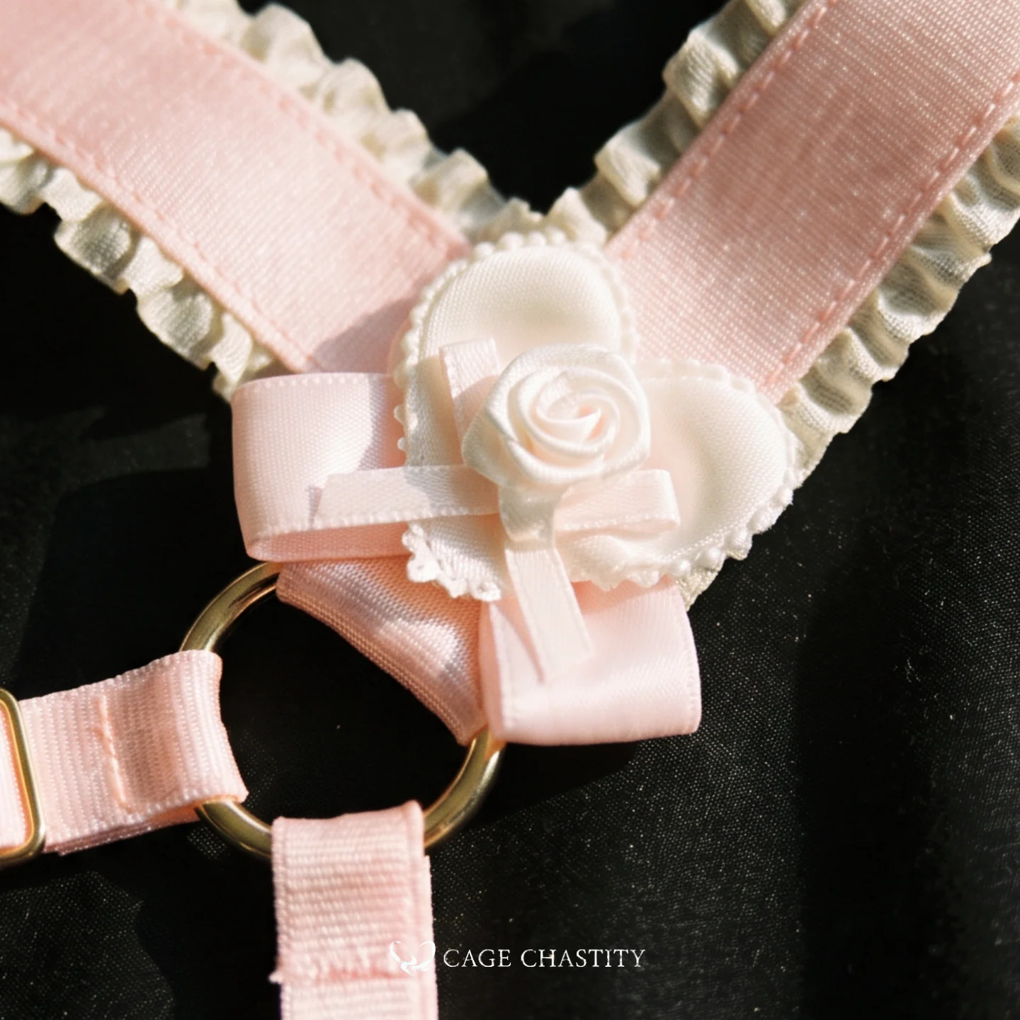 Gilded Puppy Handcrafted Sissy Garter Ensemble