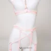 Gilded Puppy Handcrafted Sissy Garter Ensemble