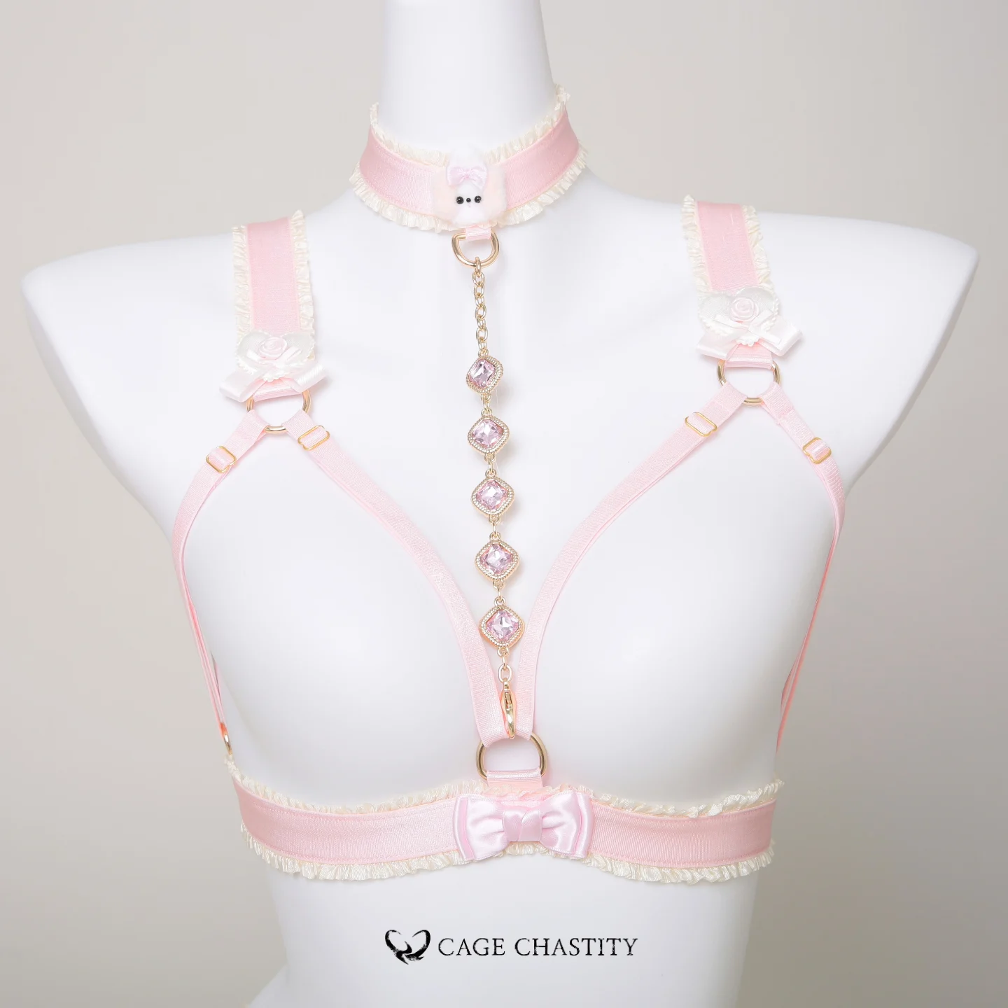 Gilded Puppy Handcrafted Sissy Garter Ensemble
