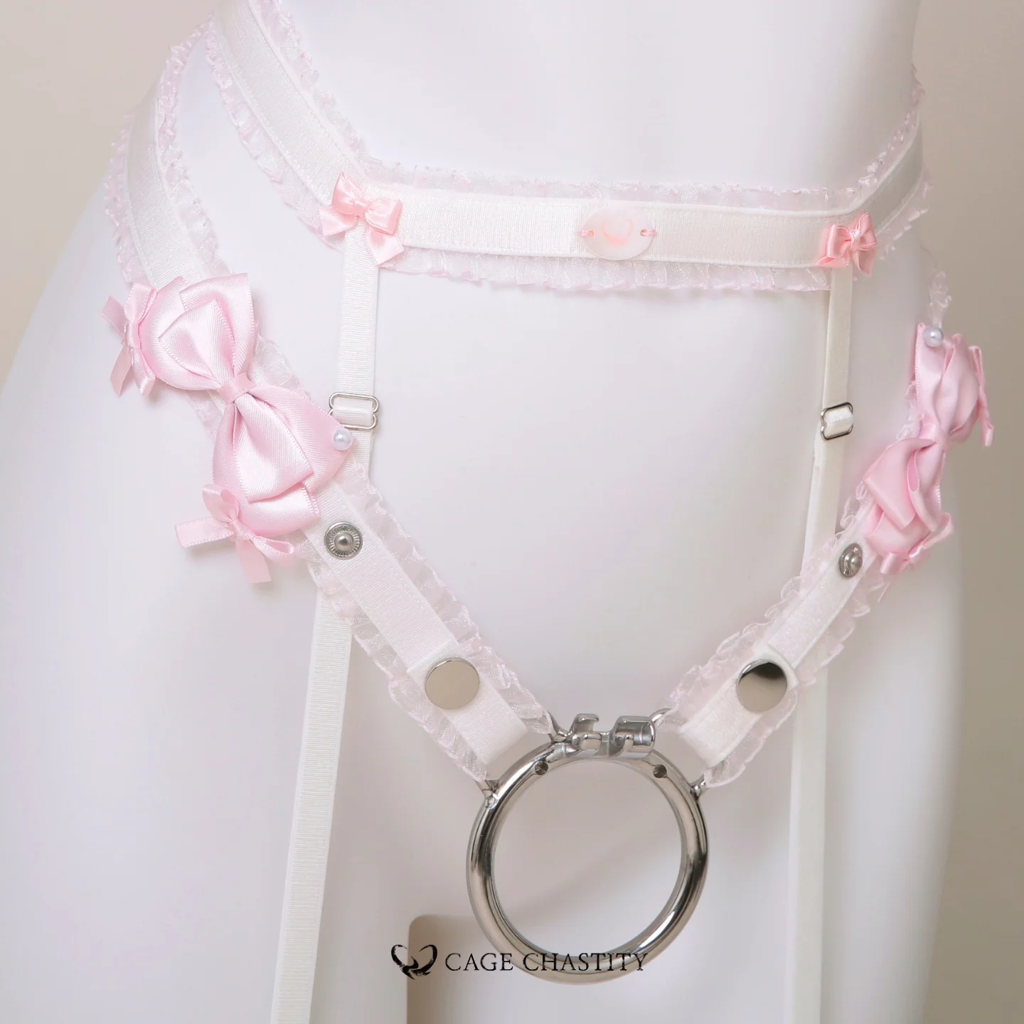 Lady Rose Handcrafted Bow & Garter Ensemble