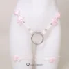 Lady Rose Handcrafted Bow & Garter Ensemble