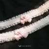 Lady Rose Handcrafted Bow & Garter Ensemble