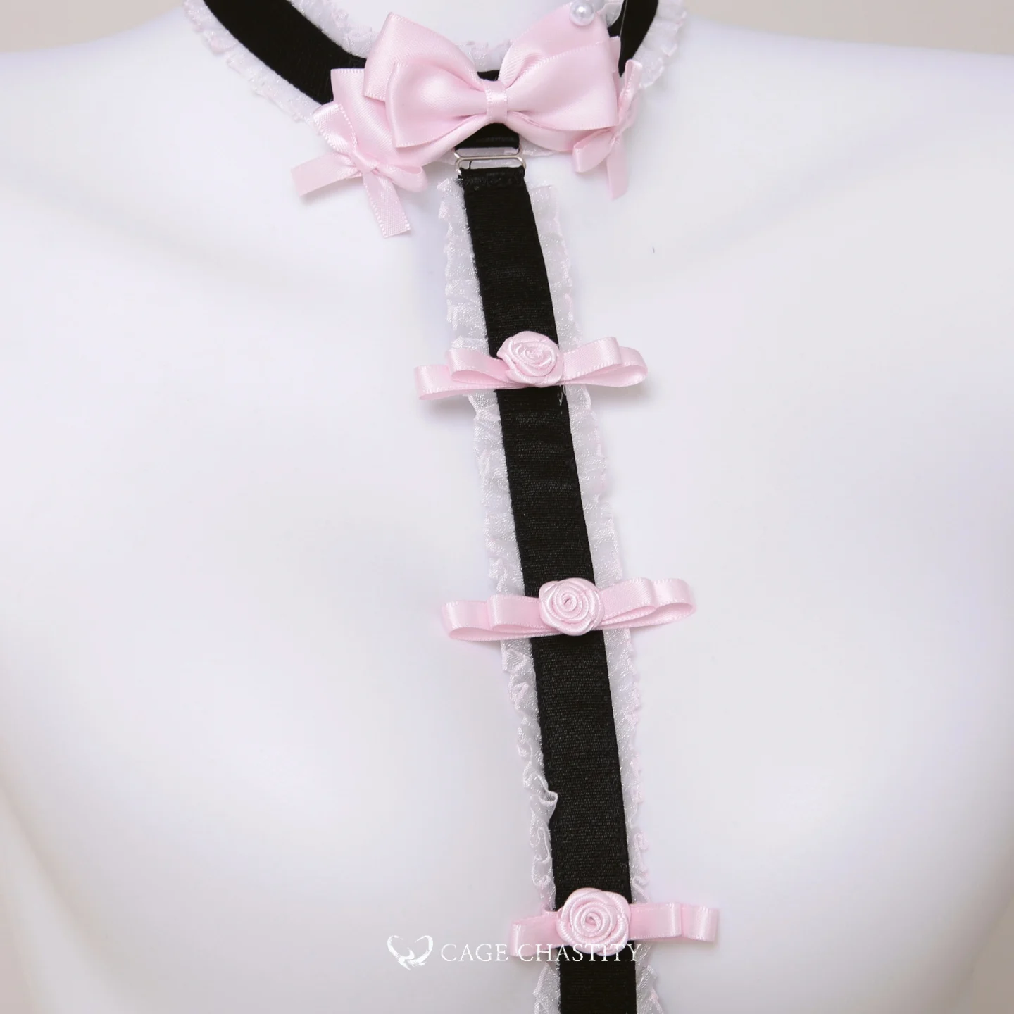 Lady Rose Handcrafted Bow & Garter Ensemble