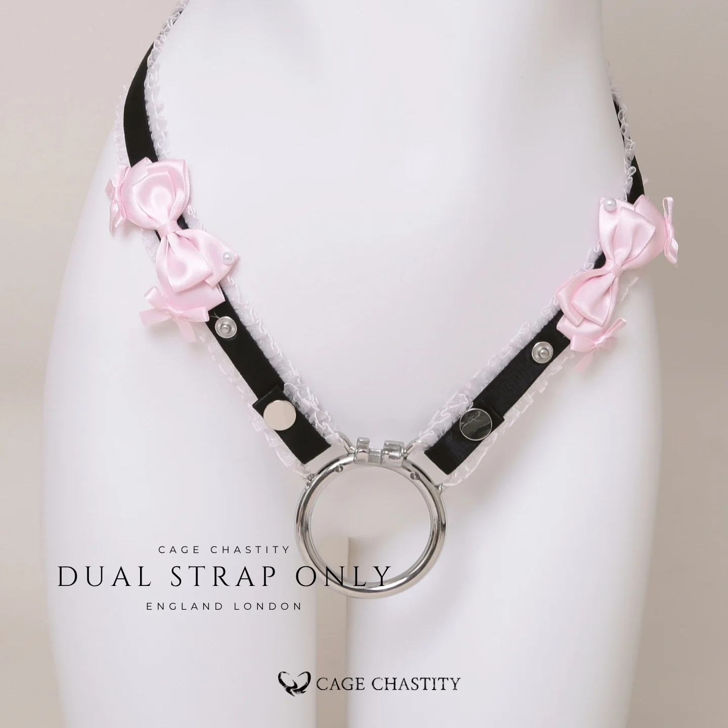 Lady Rose Handcrafted Bow & Garter Ensemble