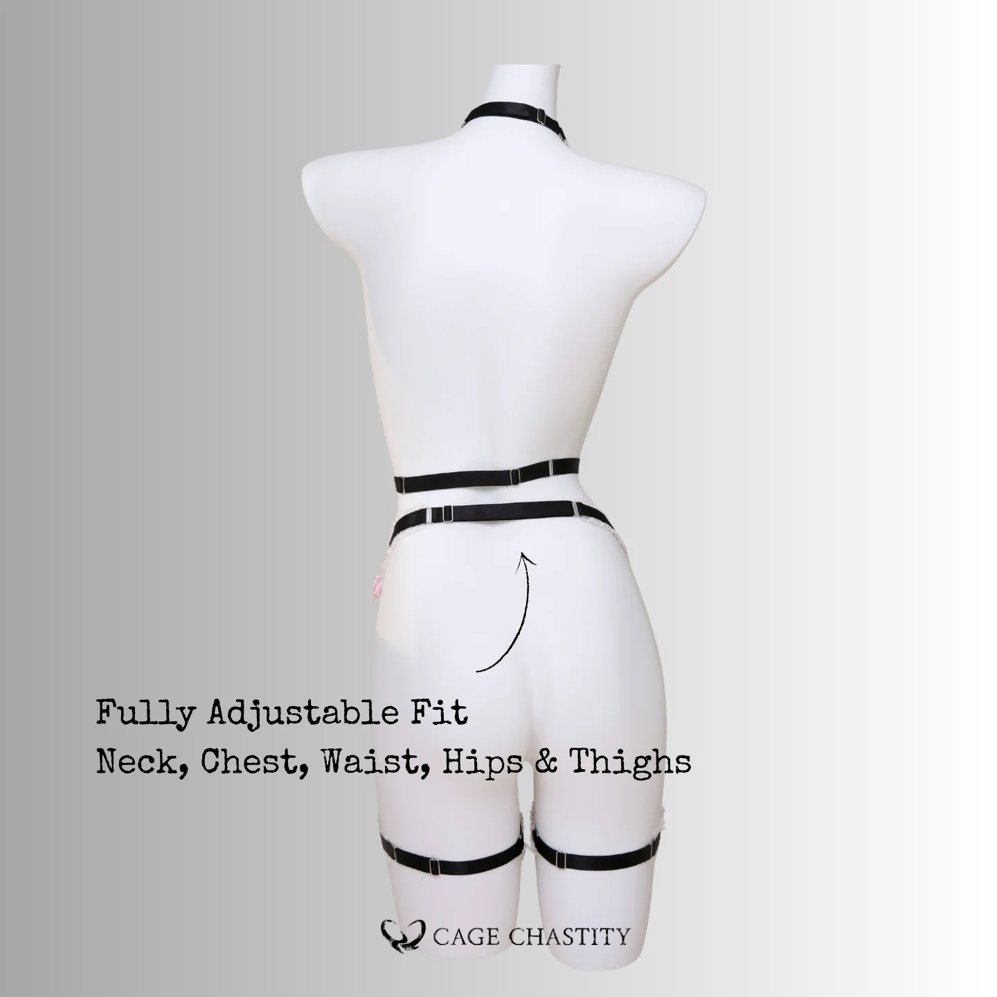 Lady Rose Handcrafted Bow & Garter Ensemble