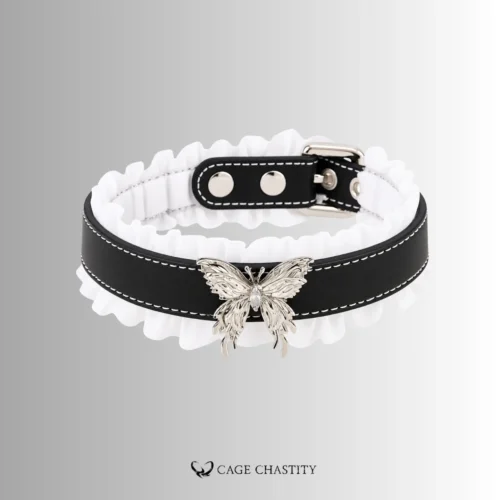 Maid’s Secret – Ruffled Butterfly Sissy Collar