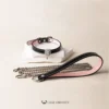 Noir Éclat – Swarovski Crystal Collar & Chain Leash Set