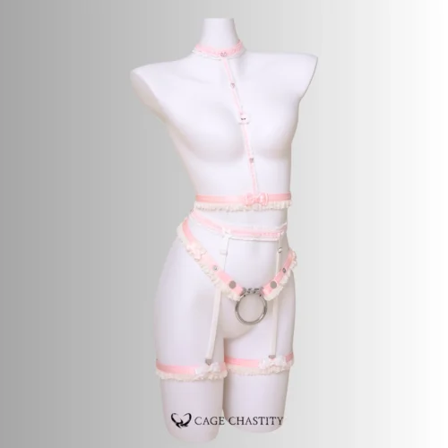 Petit Chien Rococo Handcrafted Chastity Lingerie Set
