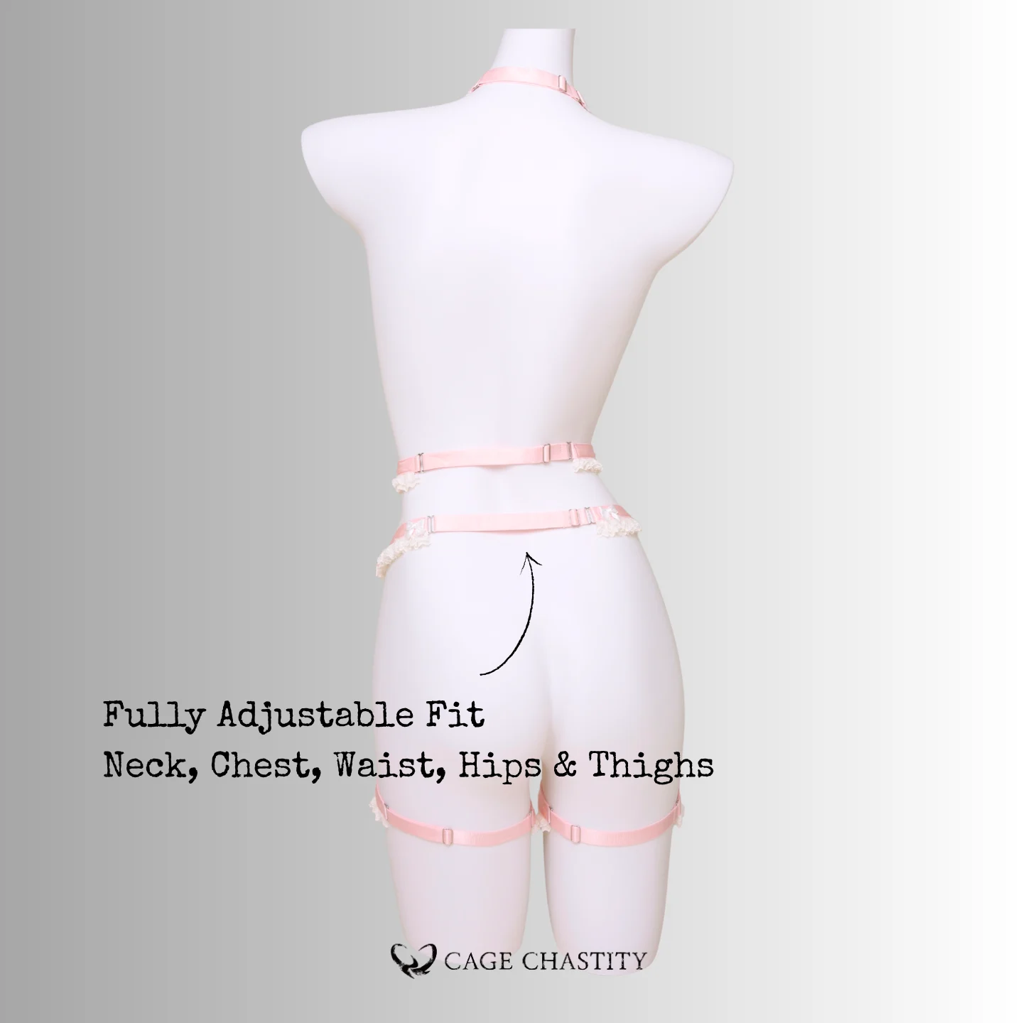 Petit Chien Rococo Handcrafted Chastity Lingerie Set