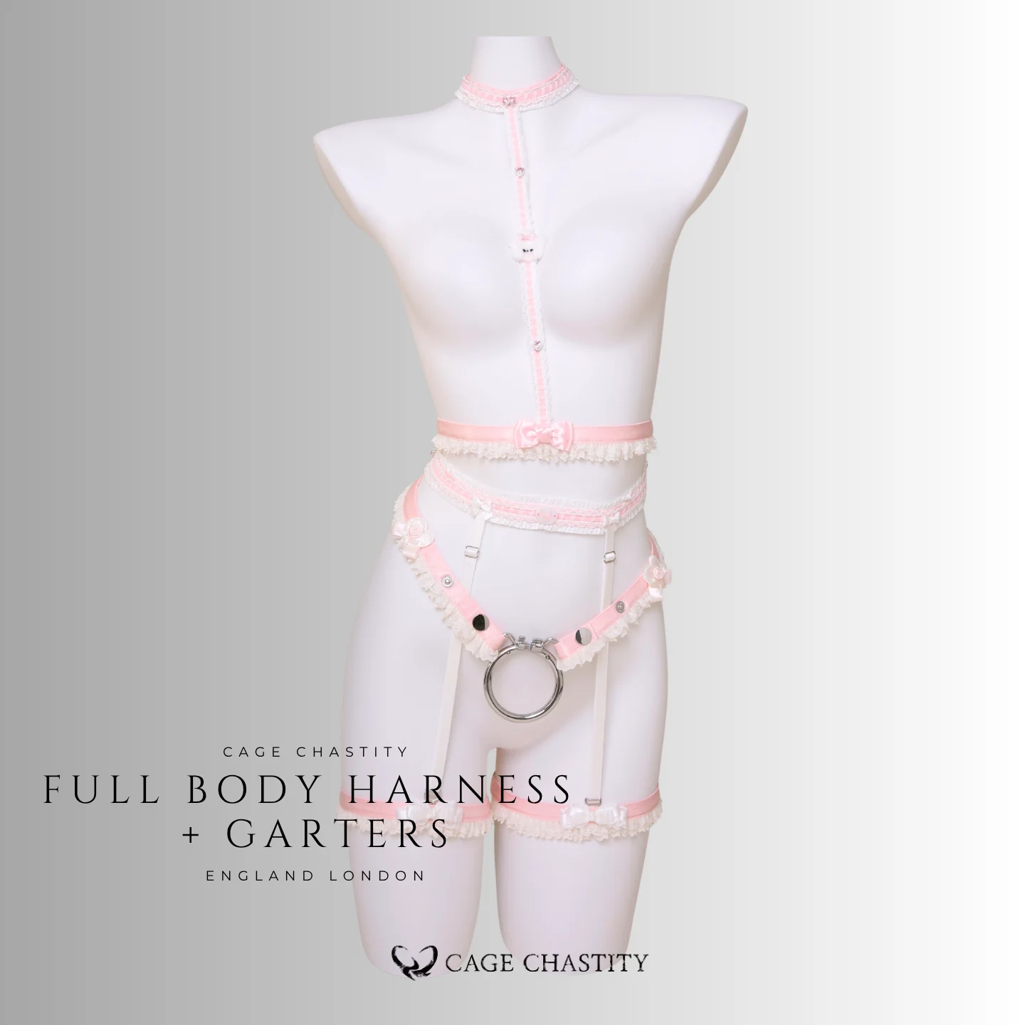 Petit Chien Rococo Handcrafted Chastity Lingerie Set