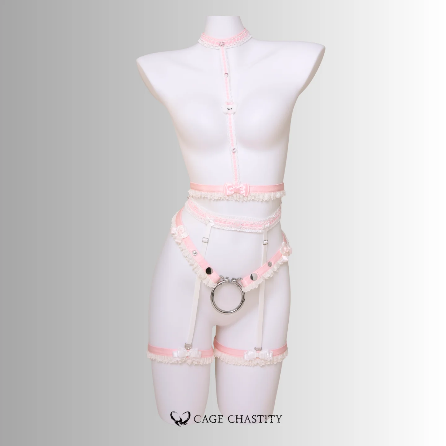 Petit Chien Rococo Handcrafted Chastity Lingerie Set