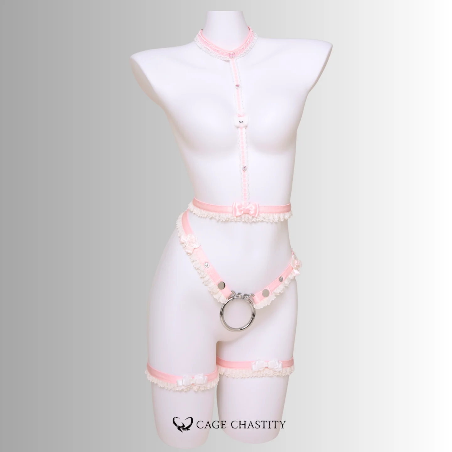 Petit Chien Rococo Handcrafted Chastity Lingerie Set