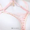 Petit Gâteau Handcrafted Sissy Lingerie Set with Bells & Garters