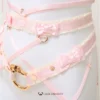 Petit Gâteau Handcrafted Sissy Lingerie Set with Bells & Garters