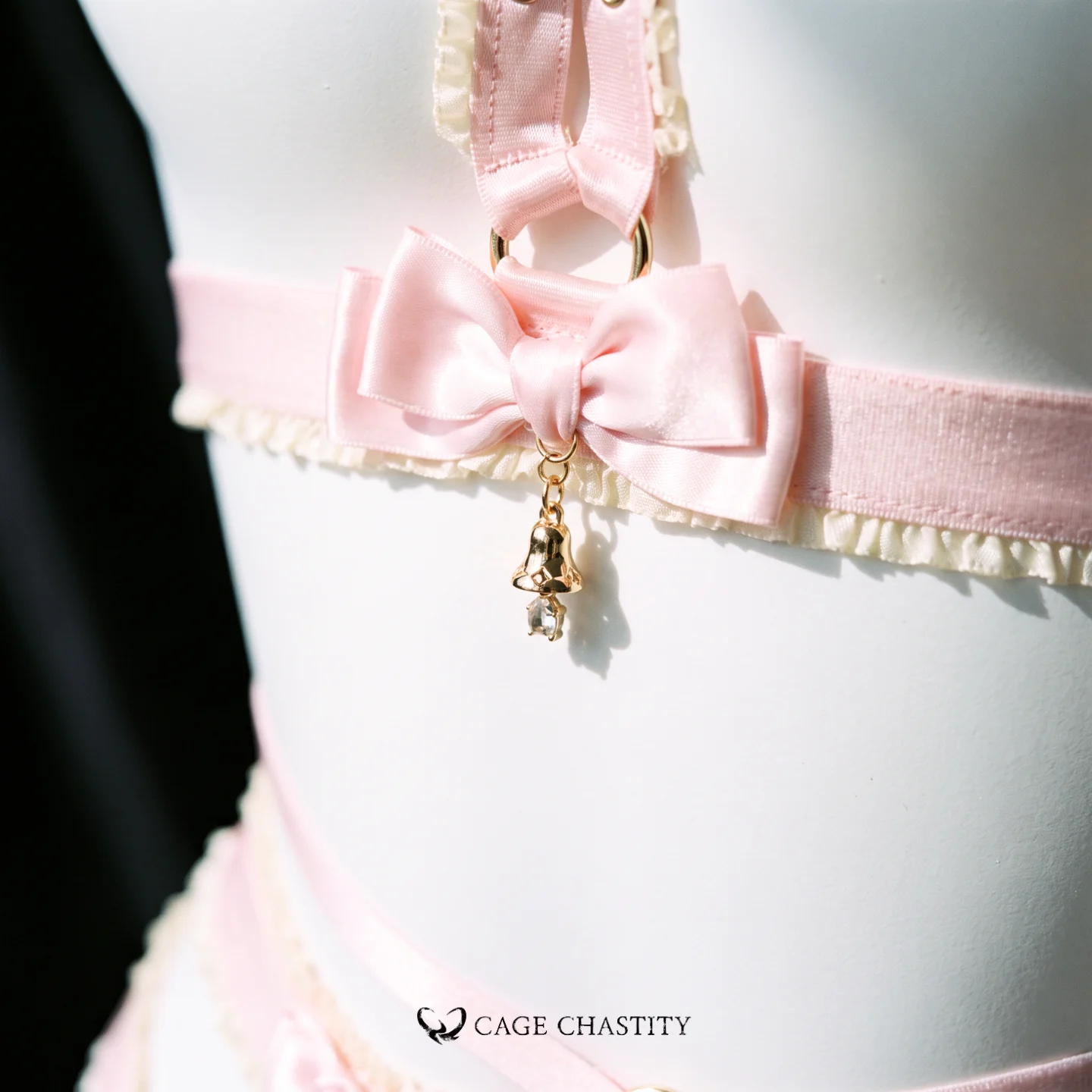 Petit Gâteau Handcrafted Sissy Lingerie Set with Bells & Garters
