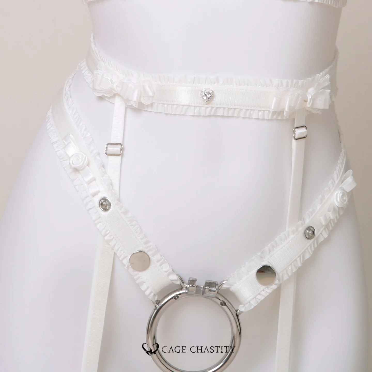Pristine Bunny Handcrafted Chastity Lingerie Set