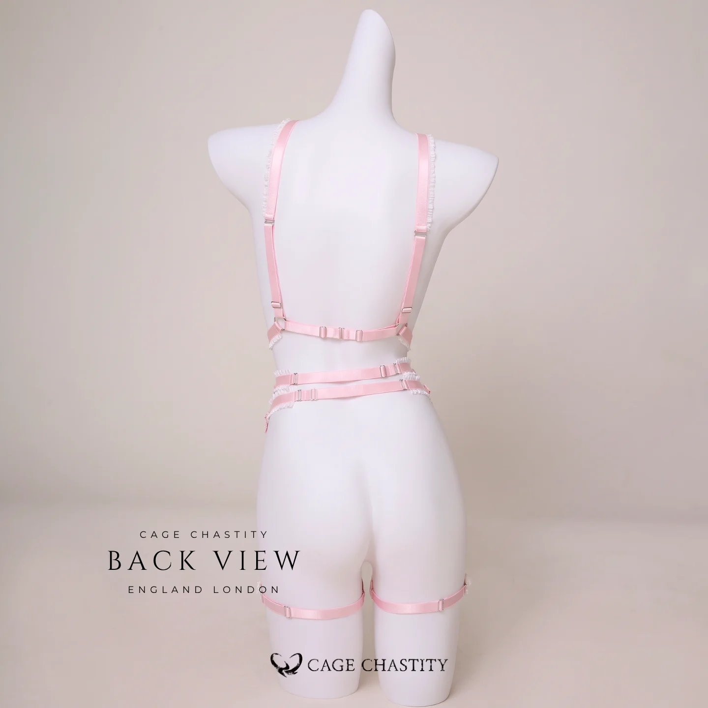 Pristine Bunny Handcrafted Chastity Lingerie Set