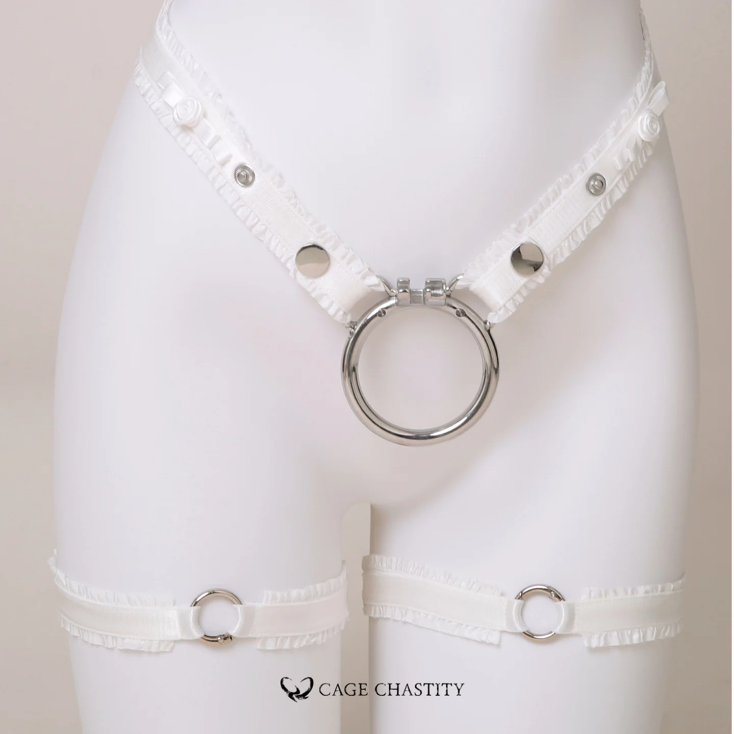 Pristine Bunny Handcrafted Chastity Lingerie Set