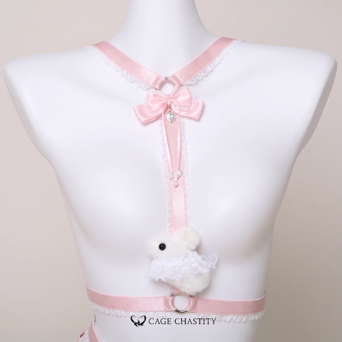 Pristine Bunny Handcrafted Chastity Lingerie Set