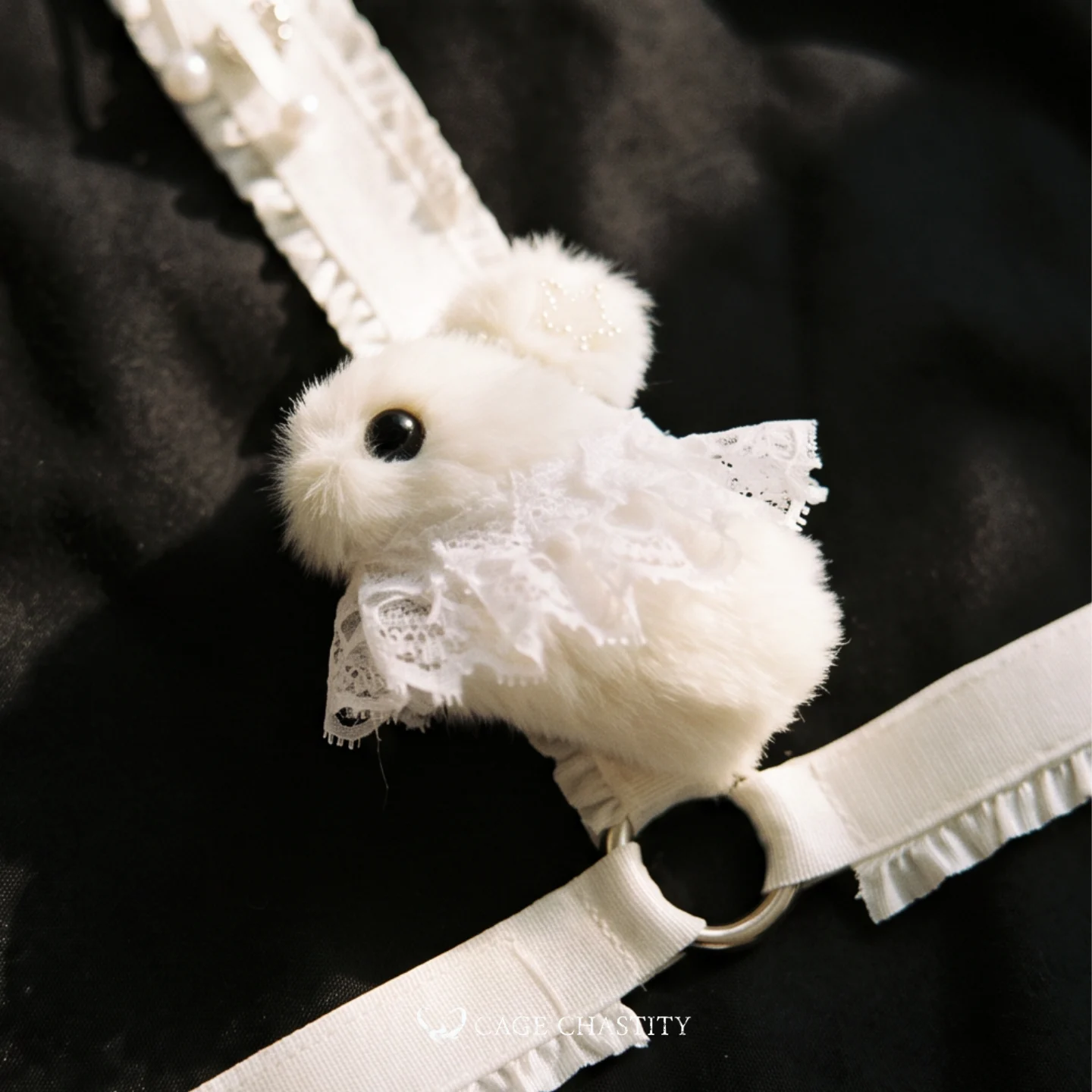 Pristine Bunny Handcrafted Chastity Lingerie Set