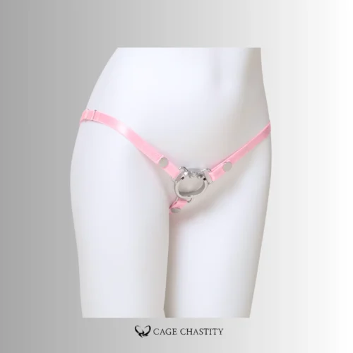 Fully Adjustable Ultra-Slim Three-Way Chastity Belt – 0.59 in (1.5 cm)