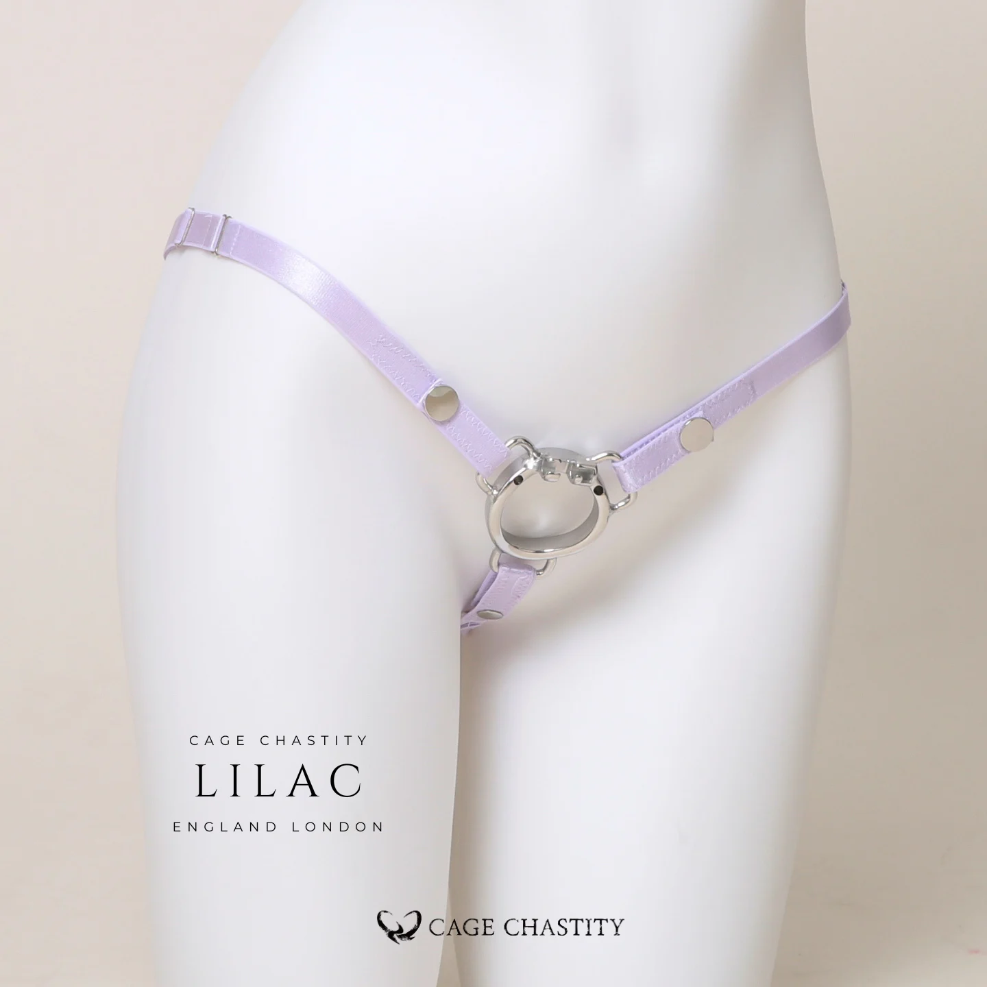 Fully Adjustable Ultra-Slim Three-Way Chastity Belt – 0.59 in (1.5 cm)