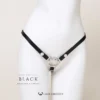 Fully Adjustable Ultra-Slim Three-Way Chastity Belt – 0.59 in (1.5 cm)