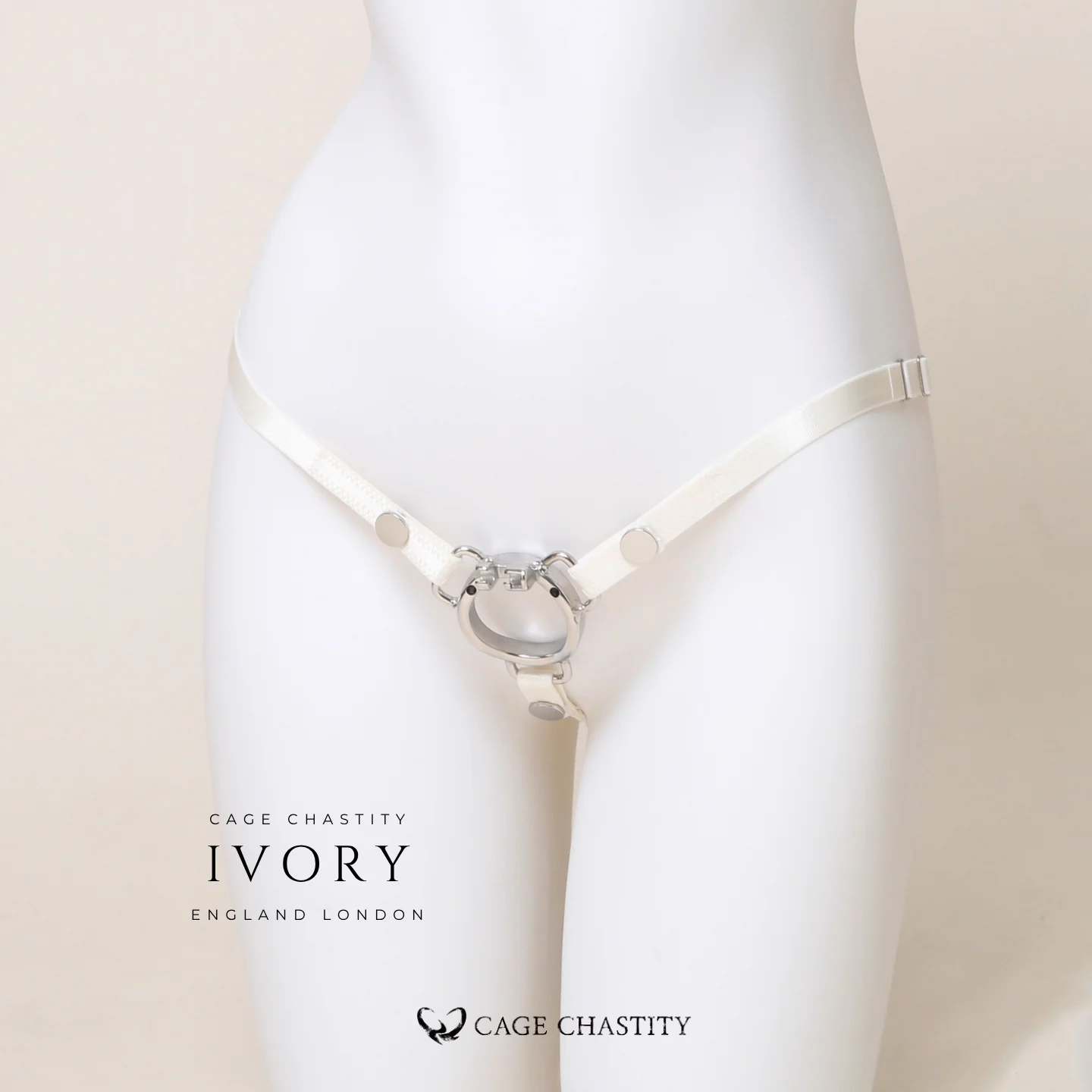 Fully Adjustable Ultra-Slim Three-Way Chastity Belt – 0.59 in (1.5 cm)