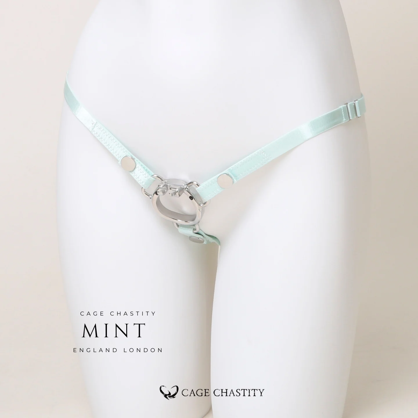 Fully Adjustable Ultra-Slim Three-Way Chastity Belt – 0.59 in (1.5 cm)