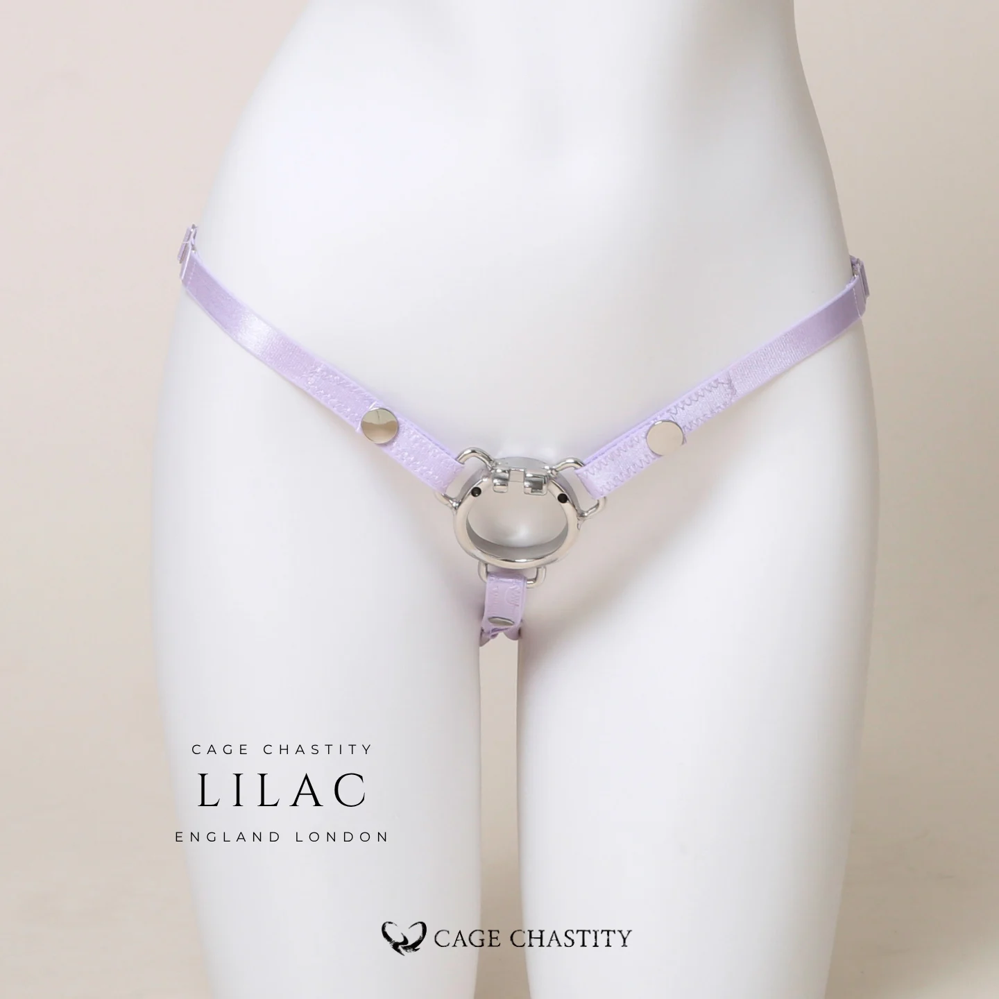 Fully Adjustable Ultra-Slim Three-Way Chastity Belt – 0.59 in (1.5 cm)