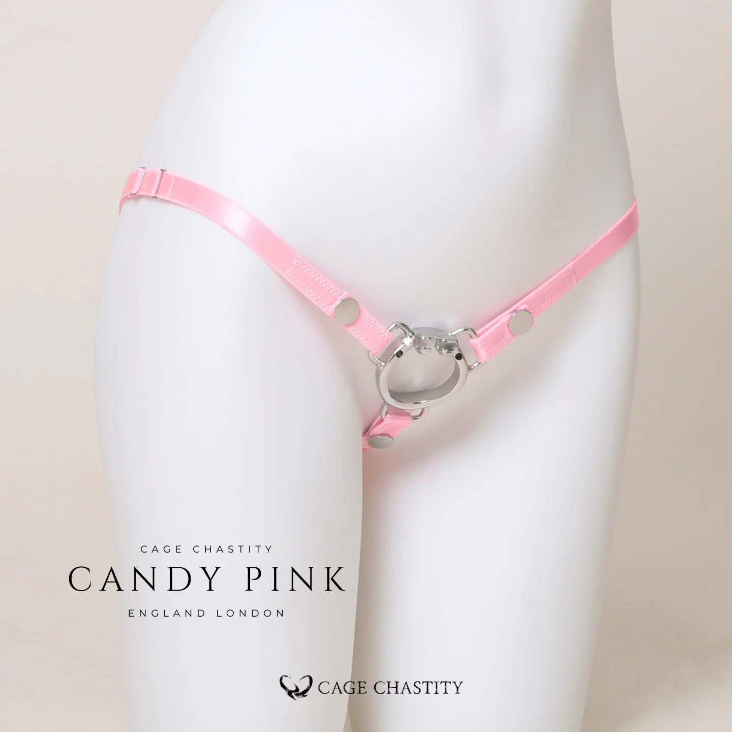 Fully Adjustable Ultra-Slim Three-Way Chastity Belt – 0.59 in (1.5 cm)