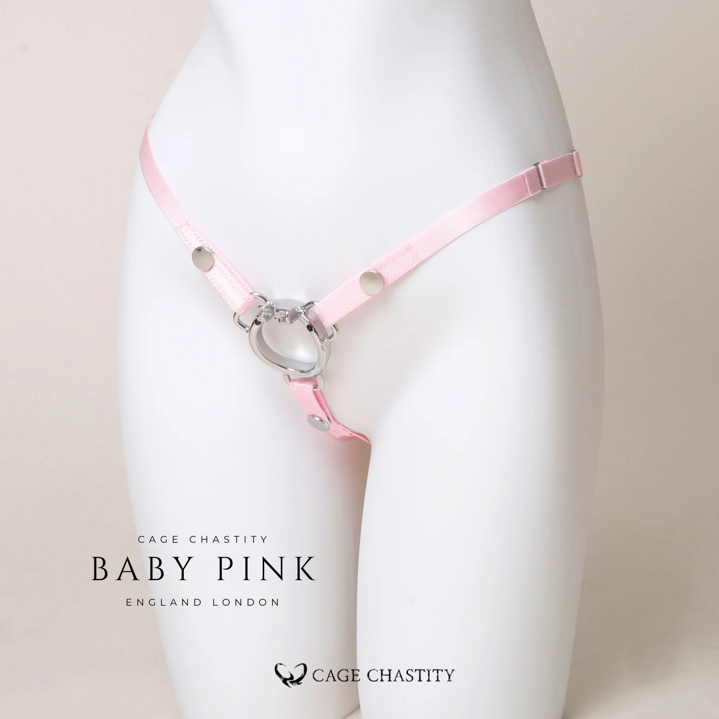 Fully Adjustable Ultra-Slim Three-Way Chastity Belt – 0.59 in (1.5 cm)