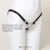 Fully Adjustable Ultra-Slim Three-Way Chastity Belt – 0.59 in (1.5 cm)