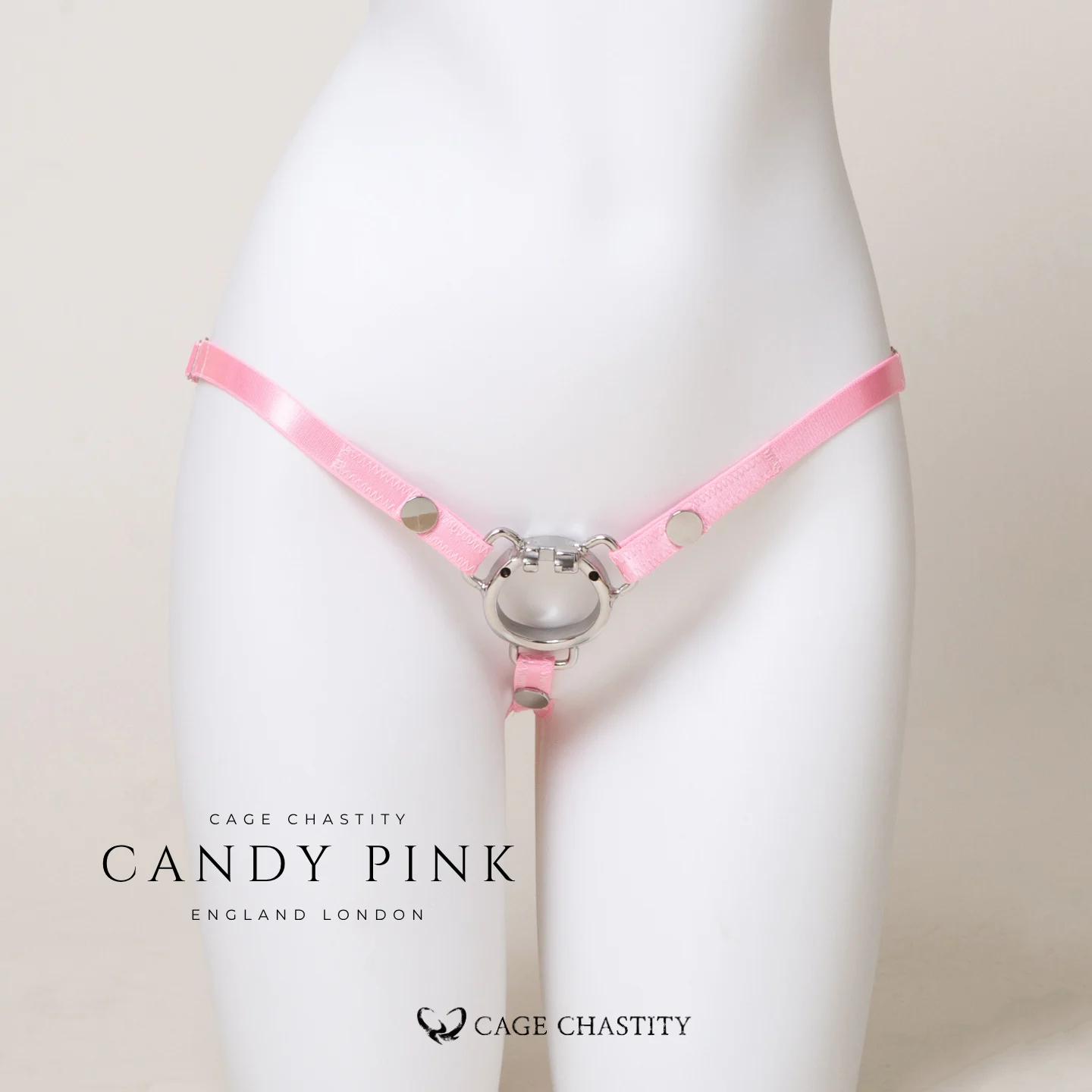 Fully Adjustable Ultra-Slim Three-Way Chastity Belt – 0.59 in (1.5 cm)