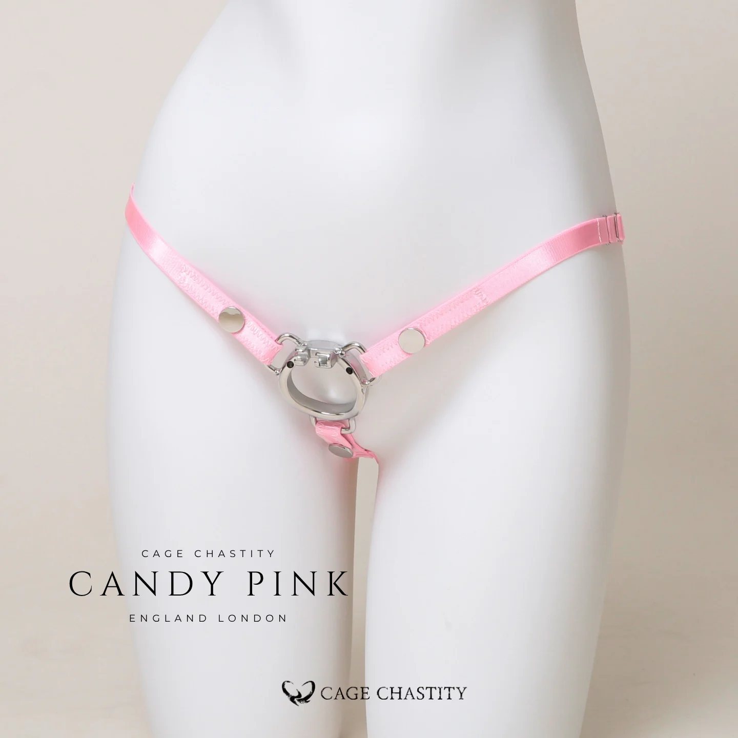 Fully Adjustable Ultra-Slim Three-Way Chastity Belt – 0.59 in (1.5 cm)