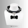 Handcrafted Good Girl Collar – Pink & Black