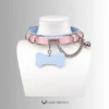 Handcrafted Good Girl Collar – Pink & Black